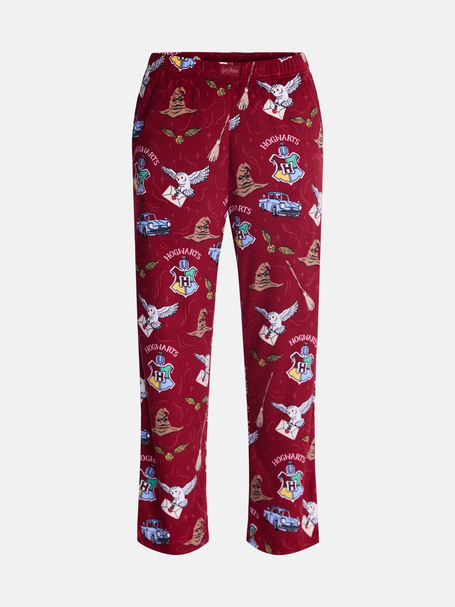 Warner Bros Harry Potter Women's Velour Sleep Pants, Sizes XS-3X