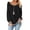 Autre, variante sur Femmes Couleur Bloc Patchwork Col Rond Manches Longues Pull-Shirt