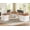 White & Brown, variant on SEDETA Farmhouse 78.7" Executive L Shaped Desk with 6 Drawers, Home Office Desk with Power Outlet, File Cabinet Storage, Wood Corner Computer Desk for Work and Study, Oak