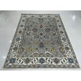 thumbnail image 4 of EORC Gray Hand Knotted Wool Traditional Tabriz Rug, 8' x 10', 4 of 8