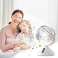 thumbnail image 2 of XGFHYJEH Desk Fan, Box Fan, Small Fan, Box Fans for Home, Desk Fans under $15.00, Small Box Fan, Portable Personal Quiet Electric Fan for Home, Plastic, 2 of 6