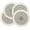 Dark Grey-4pcs, variant on Set of 4 Round Placemats 13 Inch Table Mats Boho Cotton Woven Mandala Tassels Heat Proof Washable Circle Place Mat for Kitchen Dining Wedding Farmhouse Home Decoration