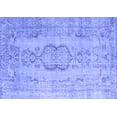 thumbnail image 1 of Ahgly Company Indoor Rectangle Persian Blue Bohemian Area Rugs, 6' x 9', 1 of 4