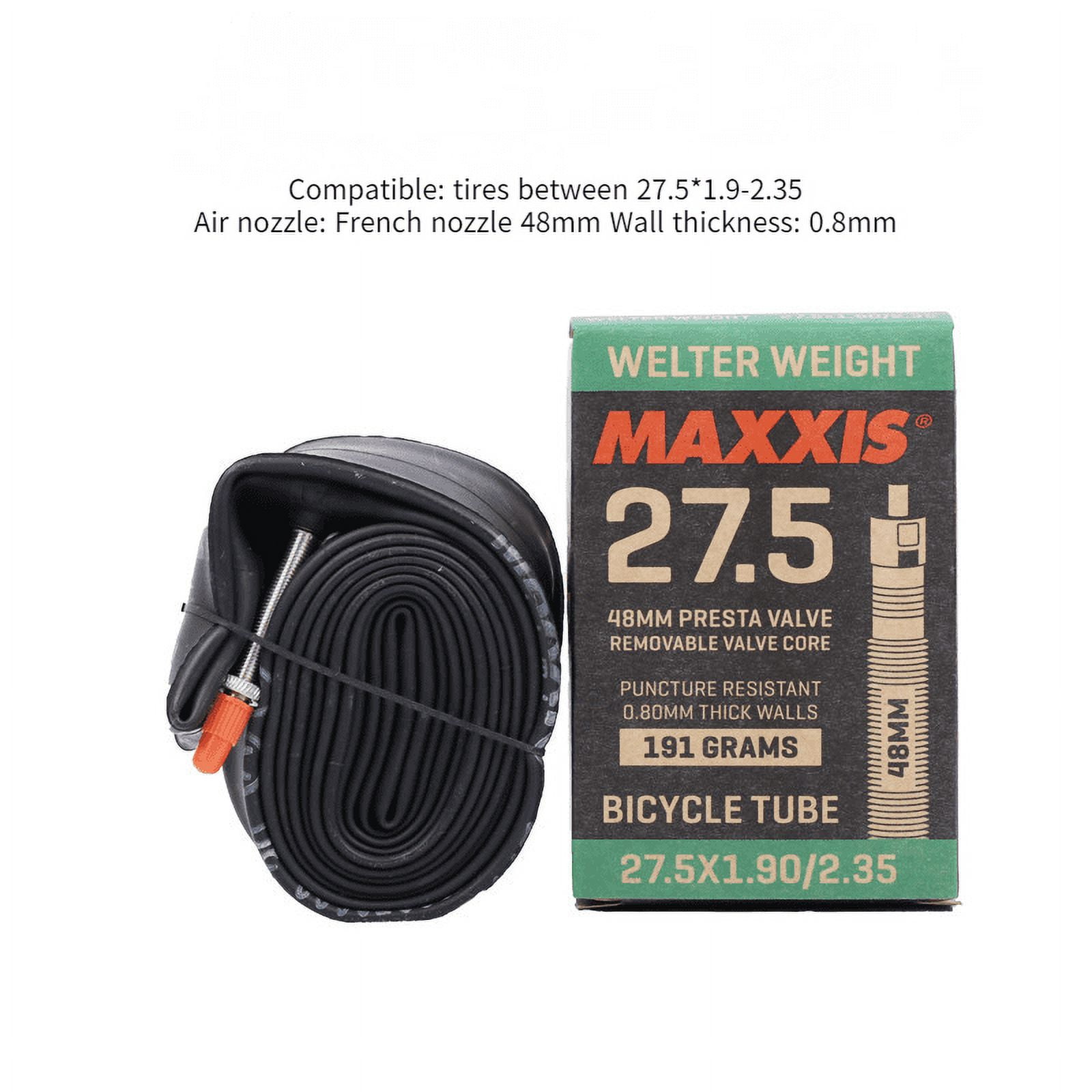Mountain road bike inner tube 26 27.5 inch US and France 700 25 1.5 1.95 27.5 1.9 2.35 French mouth inner tube 48L Walmart