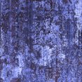 thumbnail image 1 of Ahgly Company Machine Washable Indoor Square Oriental Blue Industrial Area Rugs, 6' Square, 1 of 4