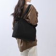 thumbnail image 2 of Bolso Hombro para Mujer Con Cordón Lateral Y Cincha para La Universidad (negro), 2 of 9