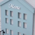 thumbnail image 4 of Wall Shelf, Beautiful House Shape Wall Storage Shelf for Living Room (Light Blue), 4 of 5
