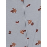 Modern Moments by Gerber Gender Neutral Viscose One-Piece Pajama, Sizes 12 Months - 5T