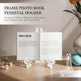 thumbnail image 3 of 12Pcs/Set Clear Plastic Easels Plate Holders Display Dish Rack Picture Frame Photo Book Pedestal Holder Display Stand, 3 of 8