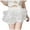 White, variant on Women's High Waisted Stretchy Summer Shorts Fashion Solid Pants Lolita Pumpkin Pants Cake Culottes Leggings Casual Beach Shorts S-2XL