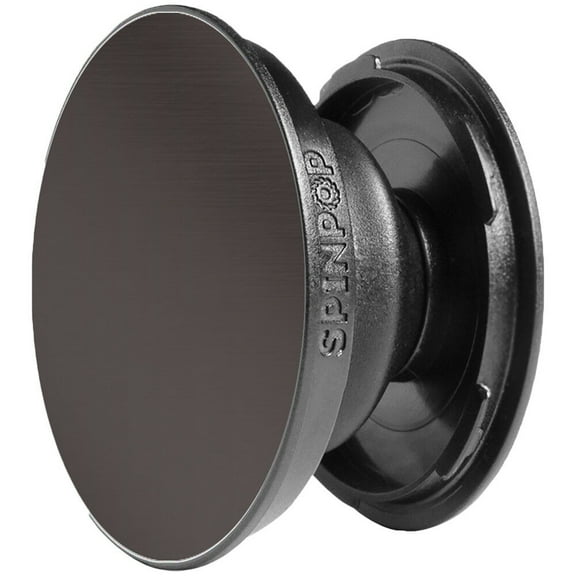 SpinPop SP18-MET-6 Universal Cellphone Holder - Black Aluminum