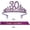 Purple, variant on 30th Birthday Sash and Tiara for Women - Fabulous Glitter Sash + Fabulous Rhinestone Purple Premium Metal Tiara for Her, 30th Birthday Gifts for 30 Party