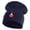 Navy, variant on Magic Potion Bottle Embroidered Big Size Cotton Short Beanie - Navy XL-3XL