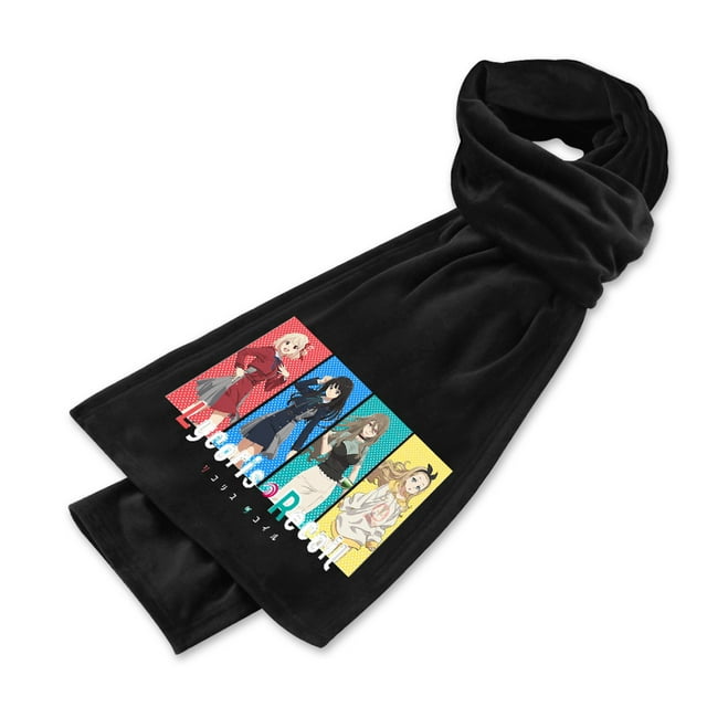Bufanda Lycoris Recoils Anime Pashmina - Mantón de invierno (170 x 34 cm)