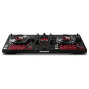 Numark Mixtrack Platinum FX - DJ Controller for Serato with 4 Deck Control, Mixer, Built-in Audio Interface, Jog Wheel Displays and Paddles