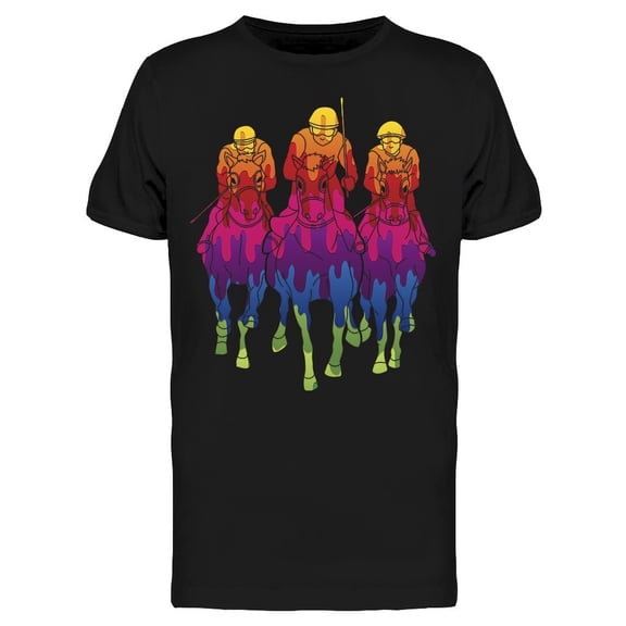 Colorful Riding Horse Tee Men's -Image by Shutterstock