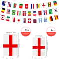 thumbnail image 2 of 50/100/200 World Flags Banner Bunting for Party Decoration, 1Pcs World Flags Decor for Olympic Games Euro Footaball Bar Garden Party Fan Clubs Sports, 2 of 6