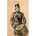thumbnail image 2 of Albert Edelfelt 16x24 Black Ornate Framed Double Matted Museum Art Print Titled: Drummer Nord, Illustration of Stories of Lieutenant Stool (1897 - 1900), 2 of 5