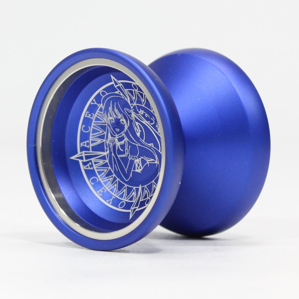 Ace Yo Gravity YoYo BiMetal with Stainless Steel Rim YoYo (Blue