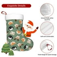 thumbnail image 5 of Yiaed Animal Heads Print Christmas Stockings, Christmas Stockings Hanging Ornaments, Christmas Stockings for Family Christmas Holiday Decorations, 5 of 7