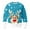 Sky Blue, variant on Ugly Funny Christmas Sweater for Men and Women - R_udolph The Reindeer