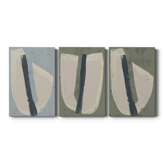 Paper Slice II Premium Gallery Wrapped Canvas - Ready to Hang - 18 x 27 Each