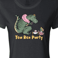 thumbnail image 4 of Inktastic Funny Tea Rex Party Women's T-Shirt, 4 of 5