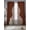 Red, variant on Red Brown Gourd Sheer Curtains 108 Inch Length 2 Panels Set, Modern Abstract Art Geometric Voile Window Treatment Semi Sheer Long Curtains Drapes for Bedroom/Living Room/Kitchen 52"x108"x2