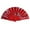 Red, variant on BINGLI Best Chinese-Style Dance Wedding Party Lace Silk Folding Hand Held Flower Fan with Multiple Styles Family Party,Daily Use
