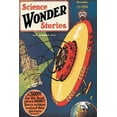 thumbnail image 2 of Paul, Frank R. 13x18 White Modern Wood Framed Museum Art Print Titled - Retrosci-fi: Science Wonder Stories: Invasion of the Landmark Snatchers, 2 of 4