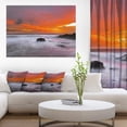 thumbnail image 1 of Vividly Colorful Tropical Beach at Sunset, 1 of 3