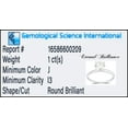 thumbnail image 5 of 1.00 Carat T.W. GSI Certified Diamond 14kt White Gold Engagement Ring, 5 of 6