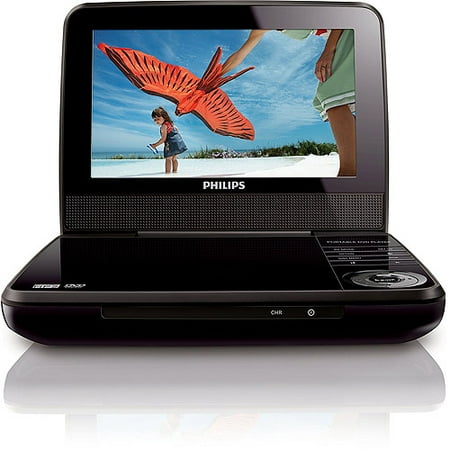 Philips 7" Portable DVD Player (PET741B) Refurbished