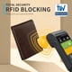 thumbnail image 4 of Cartera RUNBOX Rfid Leather Slim para hombre y mujer, 4 of 6