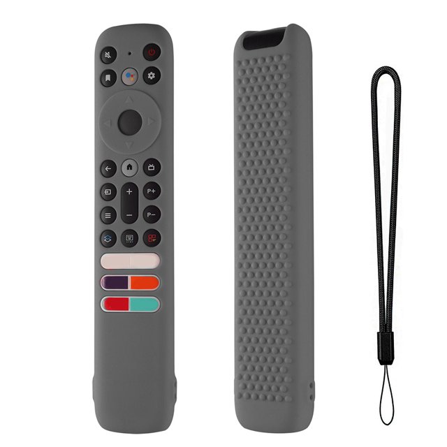 Caso De Control Remoto Funda de silicona para mando a distancia para TCL RC902V FMR1 FMR2 FMR4 (gris oscuro) Likrtyny Para estrenar