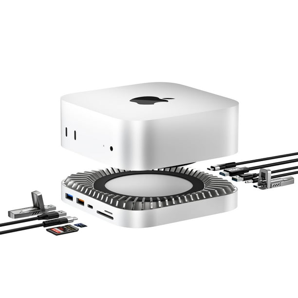 Hub USB C para Mac Mini Dock GIISSMO M4 con HDMI 4K de 10 Gbps