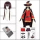 thumbnail image 1 of Anime Megumin Cosplay Costume Women Sorceress Dress Outfits Megumin Cos Wig Halloween Cos Costumes, 1 of 5