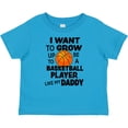 thumbnail image 3 of Inktastic I Want To Grow up To Be A Basketball Player Like My Daddy Boys or Girls Baby T-Shirt, 3 of 5