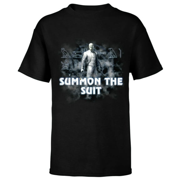 Marvel Moon Knight Mr. Knight Summon the Suit - Short Sleeve T-Shirt for Kids - Customized-Black