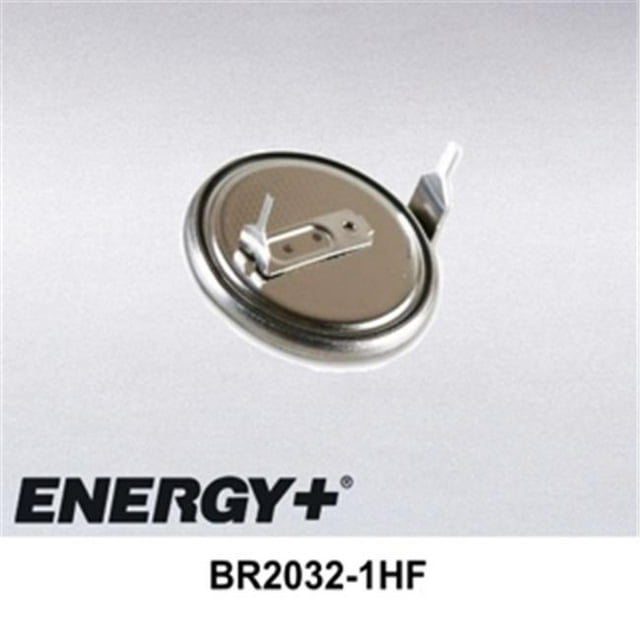 FedCo Batteries Compatible with Panasonic BR2032-1HF 190mAh Lithium Coin Cell For Printed Circuit Board Mounting
