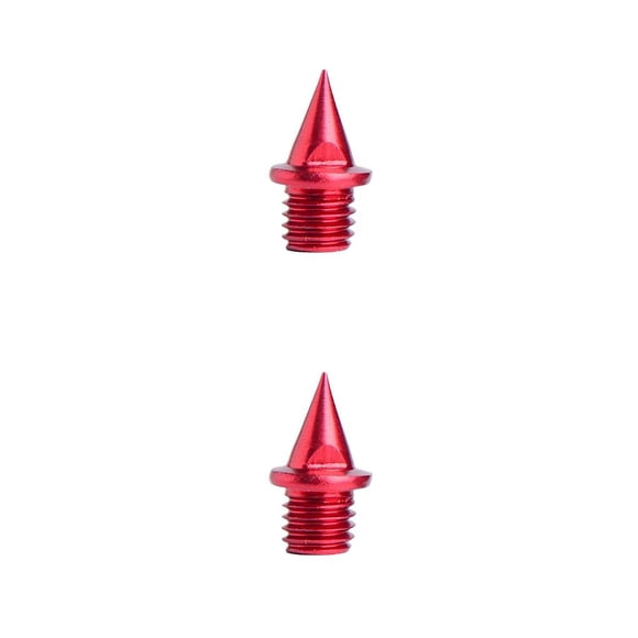 Greeniant Zapatos para correr Spikes Clavo de acero duro profesional Zapato atlético Pista Espárragos Reemplazos Accesorios para deportes al Rojo 2piezas