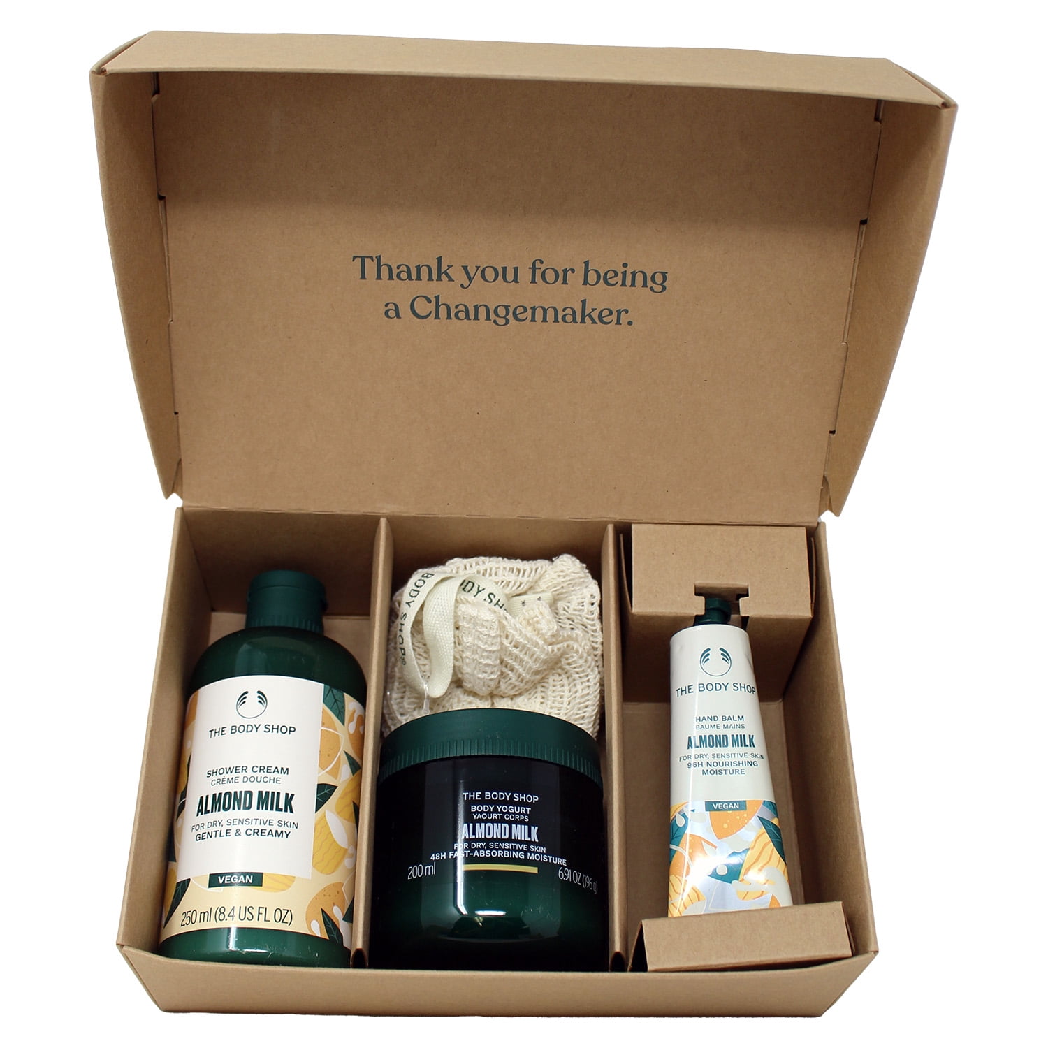The Body Shop Nourish & Flourish Almond Milk Gift Brunei | Ubuy