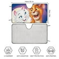 thumbnail image 2 of The Aristocats Windshield Sun Shade, Front Foldable Windshield Sunshade, Car Sun Shade Windshield Blocks UV Rays, Keep Car Interior Cool 55"x30", 2 of 8