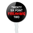 thumbnail image 2 of Twenty Six Point Freaking Two Marathon 26.2 Cupcake Picks Toppers Decoration Set of 6, 2 of 6