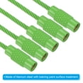 thumbnail image 4 of Uxcell 6 Inch Wire Keychain Cable Titanium Steel Key Ring Loop for Outdoor Hiking, Green, 10 Pack, 4 of 6