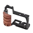 thumbnail image 1 of Andoer Camera Cage Aluminum Alloy Video Cage with Cold Shoe Mount 1/4 Inch & 3/8 Inch Threads Replacement for Sony ZV-E10 Camera, 1 of 7