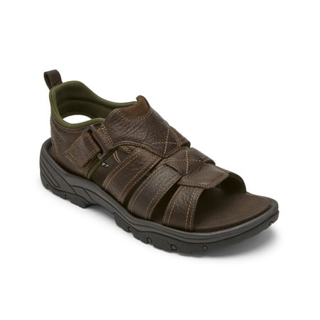 Rockport Men's Rocklake Fisherman Sandals Shoes Brown Size 13 M