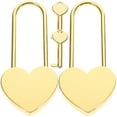thumbnail image 1 of 2 juegos de candados con forma de corazón para pareja, candados para diario, maletas de viaje, equipaje, candado y llave, 1 of 8