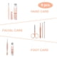 thumbnail image 2 of Juego de manicura, kit de cortaúñas para cuidado personal, 9 piezas, juego de pedicura profesional, kit de aseo, regalo para familiares, amigos, familias, padres, esposas, novias, 2 of 5