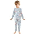 thumbnail image 3 of joogoo Beautiful Starfish Pajamas Set Long Sleeve Soft Cotton Sleepwear 2 Piece 18M, 3 of 7